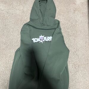 Tom and Jerry Green Hoodie